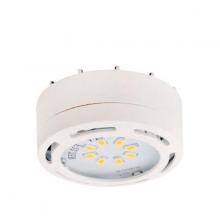 Canarm 3580LED-PLW-C - Single White LED Puck Light: 8 LED, 3000K, 320 Lumens, 4W, with connector cord